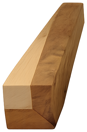 Raw lumber — kiln-dried hardwood before cutting